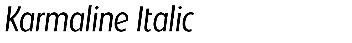 Karmaline Italic